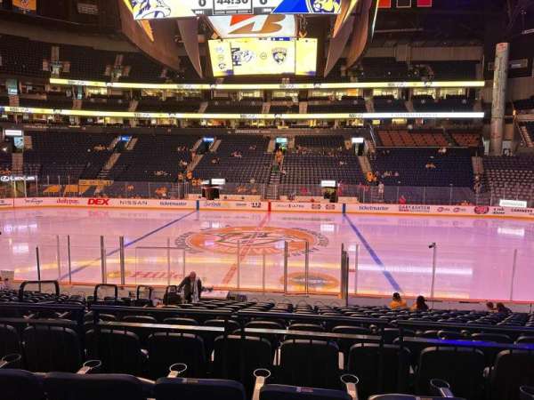 Bridgestone Arena, section: 106, row: D, seat: 15