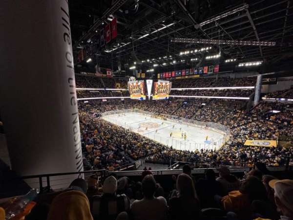 Bridgestone Arena, section: 313, row: D, seat: 7