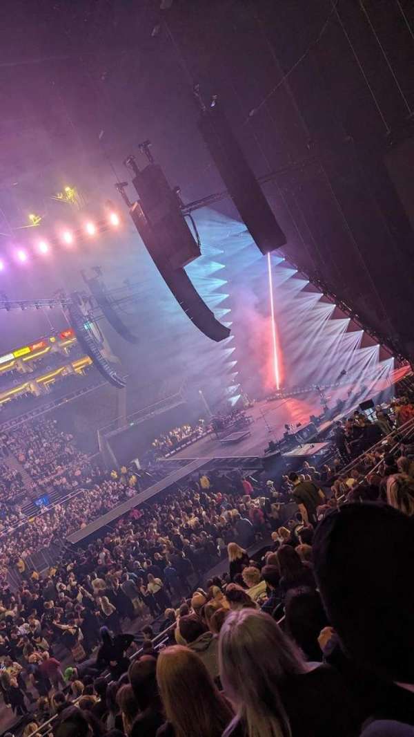 The O2, London, section: 112, row: V, seat: 371