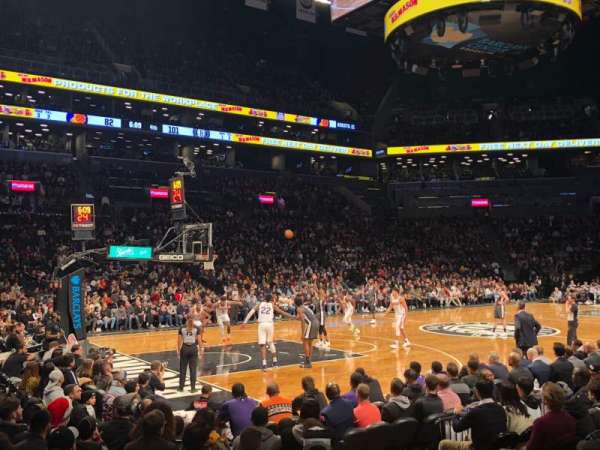 Barclays Center, section: 12, row: 6, seat: 4