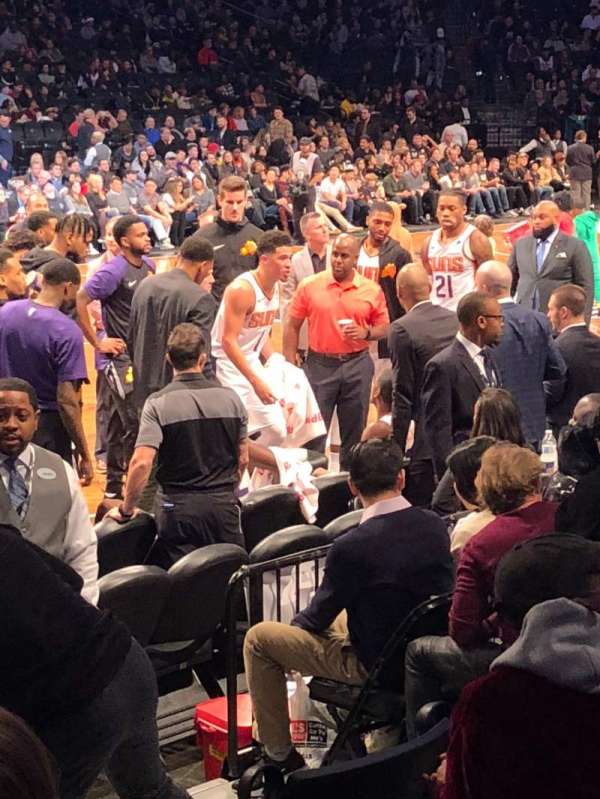 Barclays Center, section: 12, row: 6, seat: 4