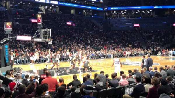 Barclays Center, section: 12, row: 6, seat: 4