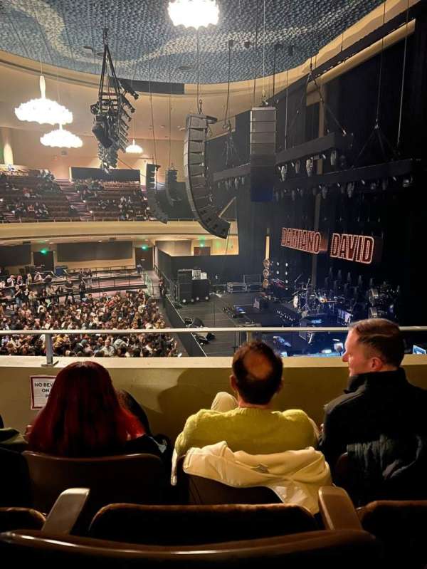 SF Masonic Auditorium, section: Balcony 2, row: 3, seat: 7
