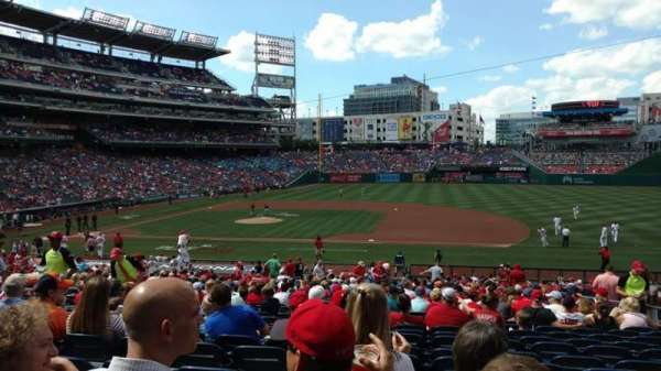 Nationals Park, section: 130, row: MM, seat: 10