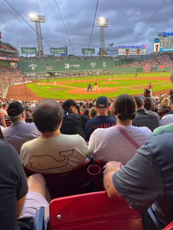 Fenway Park, section: Loge Box 128, row: FF, seat: 4