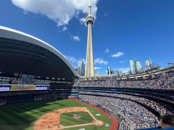 Rogers Centre, section: 530, row: 2, seat: 9