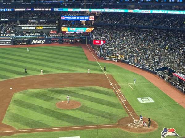 Rogers Centre, section: 529, row: 2, seat: 8