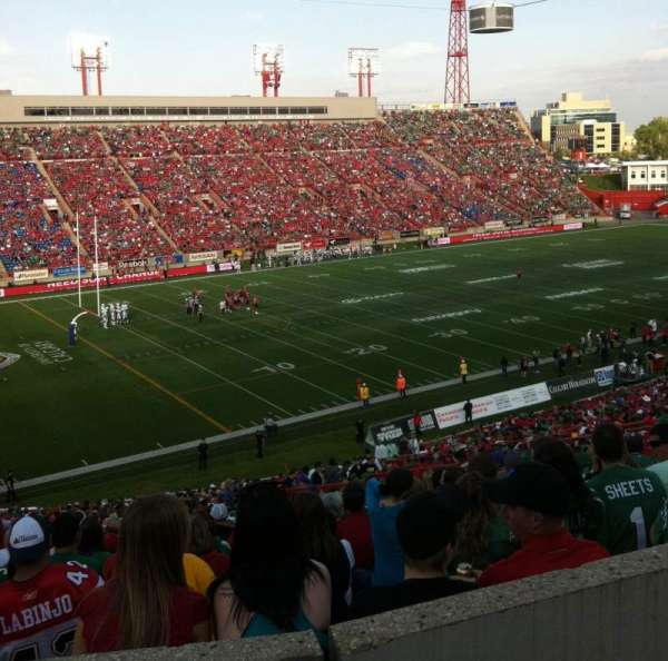 McMahon Stadium, section: J, row: 53, seat: 20