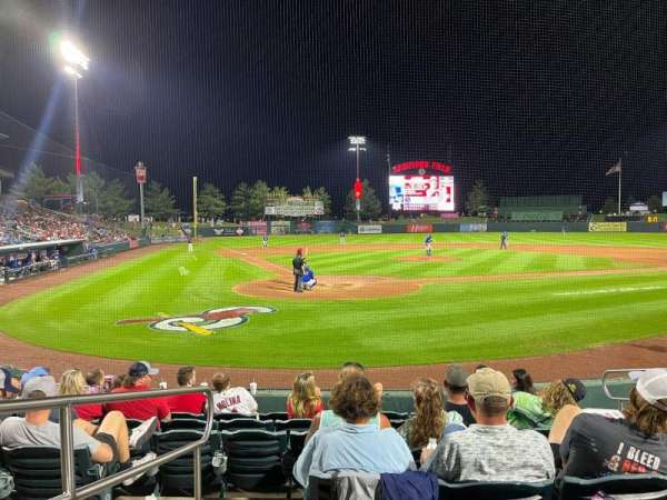 Hammons Field, section: G, row: 8, seat: 7