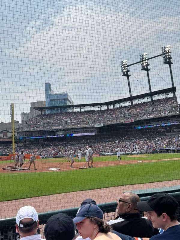 Comerica Park, section: 137, row: 4, seat: 16