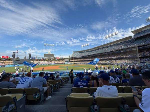 Dodger Stadium, section: 19FD, row: L, seat: 8