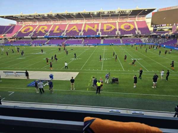 Inter&Co Stadium, section: 112, row: A, seat: 17