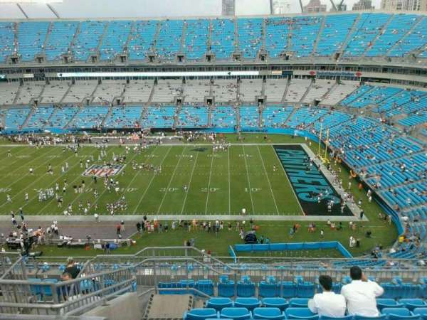 Bank of America Stadium, section: 540, row: 14, seat: 18