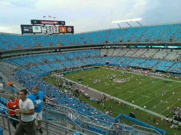 Bank of America Stadium, section: 537, row: 8, seat: 13