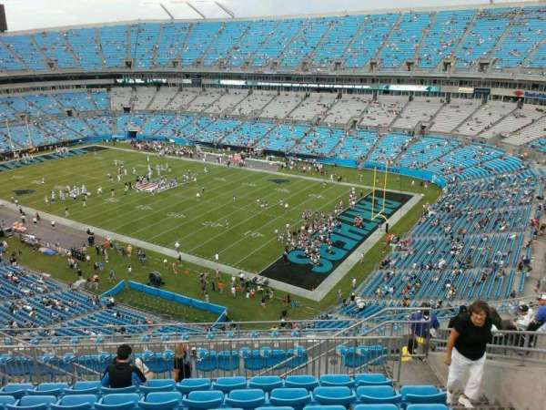 Bank of America Stadium, section: 536, row: 8, seat: 10
