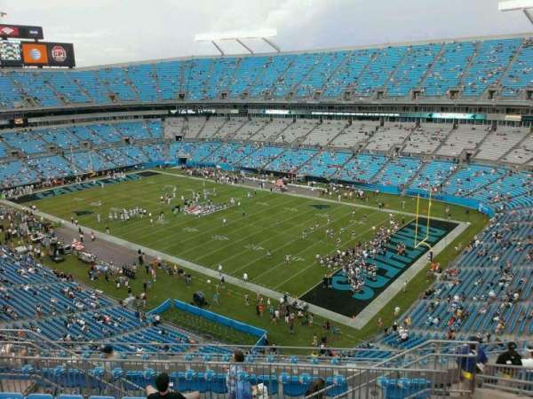 Bank of America Stadium, section: 536, row: 8, seat: 10