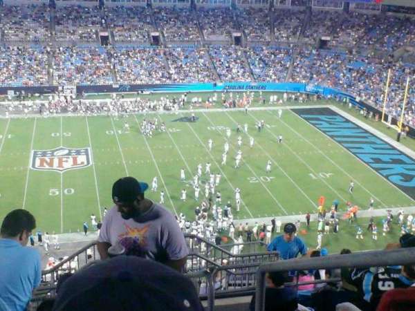 Bank of America Stadium, section: 542, row: 11, seat: 1