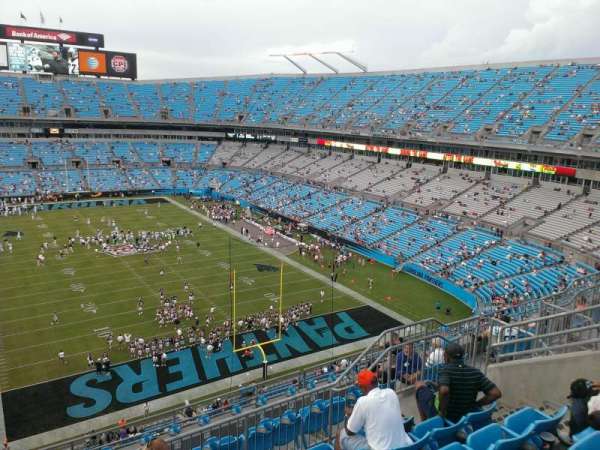 Bank of America Stadium, section: 530, row: 5, seat: 13