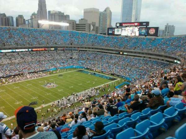 Bank of America Stadium, section: 546, row: 23, seat: 19