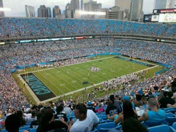 Bank of America Stadium, section: 547, row: 26, seat: 24