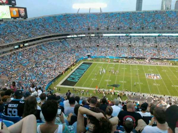 Bank of America Stadium, section: 543, row: 12, seat: 11