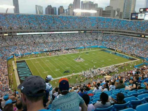 Bank of America Stadium, section: 546, row: 23, seat: 19