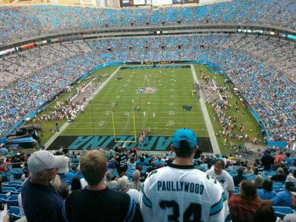 Bank of America Stadium, section: 501, row: 16, seat: 21