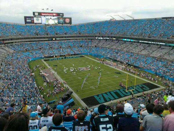 Bank of America Stadium, section: 505, row: 18, seat: 25