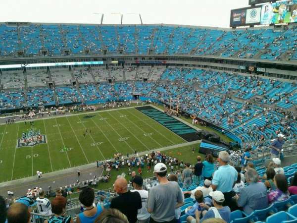 Bank of America Stadium, section: 514, row: 10, seat: 17