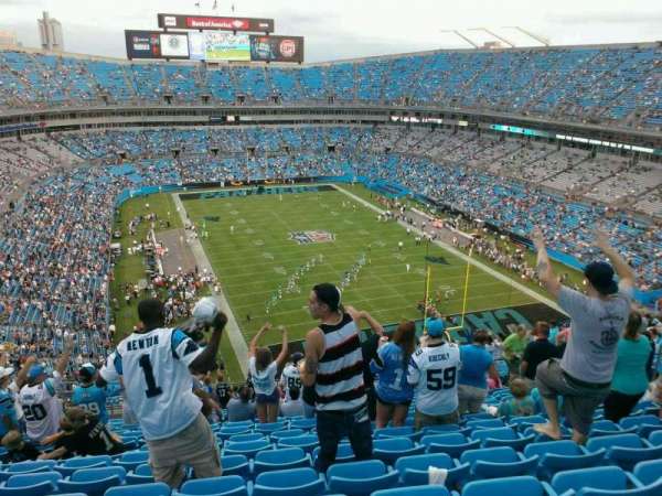 Bank of America Stadium, section: 504, row: 19, seat: 15