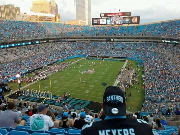 Bank of America Stadium, section: 553, row: 13, seat: 16