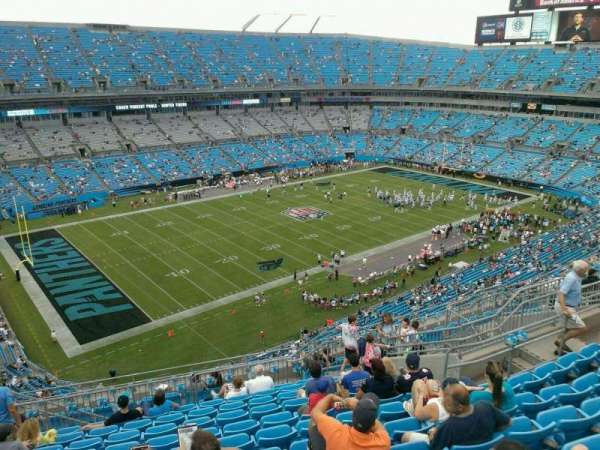 Bank of America Stadium, section: 520, row: 11, seat: 15