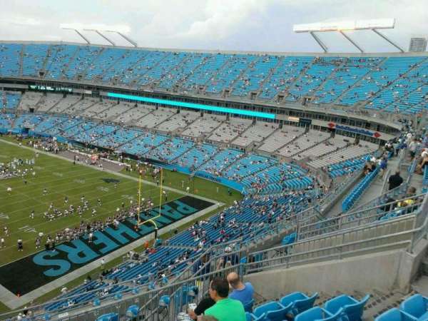 Bank of America Stadium, section: 532, row: 8, seat: 14