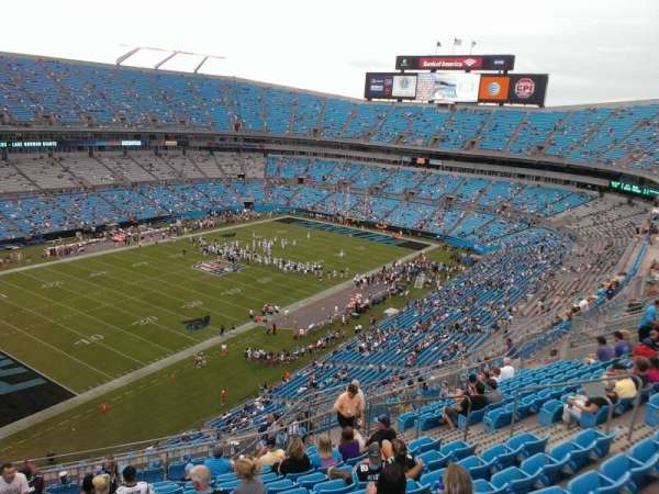 Bank of America Stadium, section: 521, row: 12, seat: 13