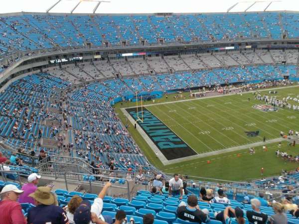 Bank of America Stadium, section: 521, row: 12, seat: 13