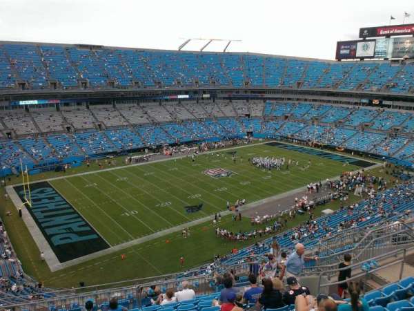 Bank of America Stadium, section: 520, row: 11, seat: 15