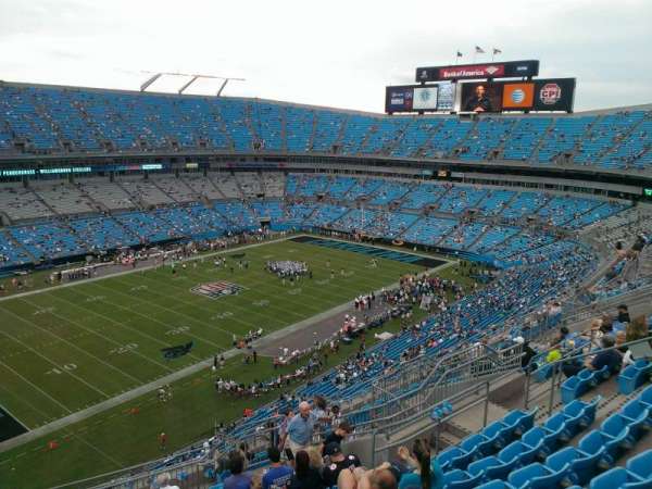 Bank of America Stadium, section: 520, row: 11, seat: 15