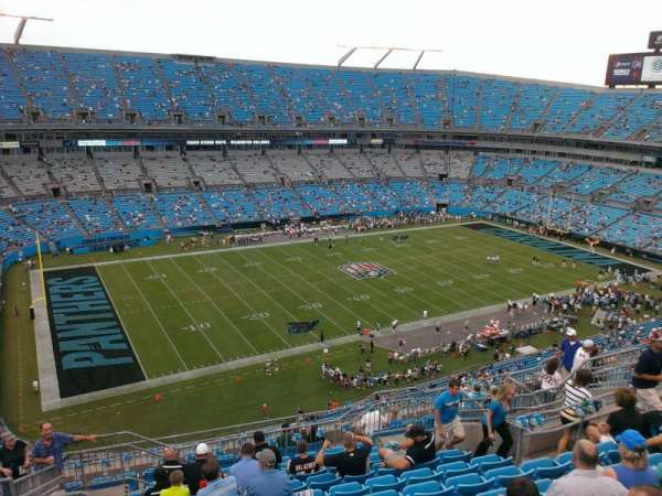 Bank of America Stadium, section: 519, row: 11, seat: 14