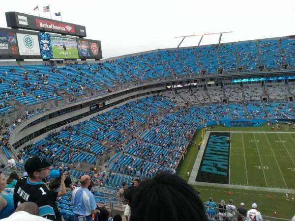 Bank of America Stadium, section: 518, row: 13, seat: 15