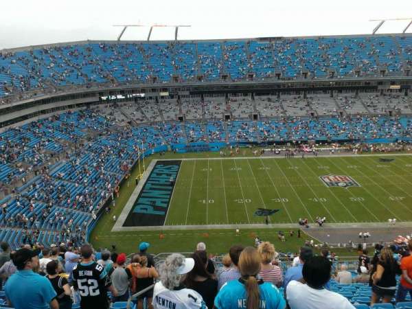 Bank of America Stadium, section: 517, row: 15, seat: 22