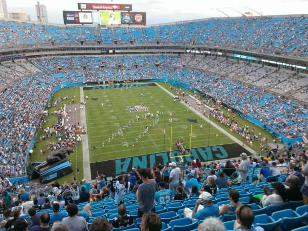 Bank of America Stadium, section: 503, row: 21, seat: 12