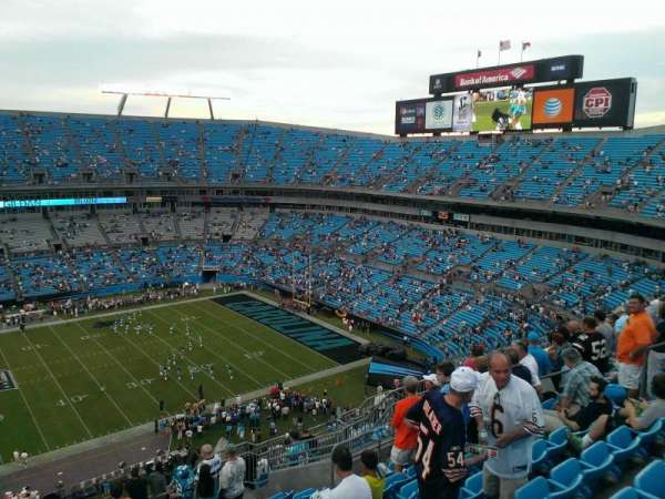 Bank of America Stadium, section: 515, row: 13, seat: 15