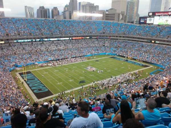Bank of America Stadium, section: 547, row: 26, seat: 24