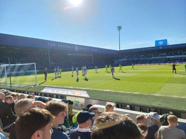 Loftus Road, section: JL, row: F, seat: 46