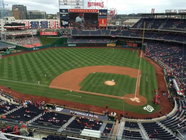 Nationals Park, section: 409, row: D, seat: 3