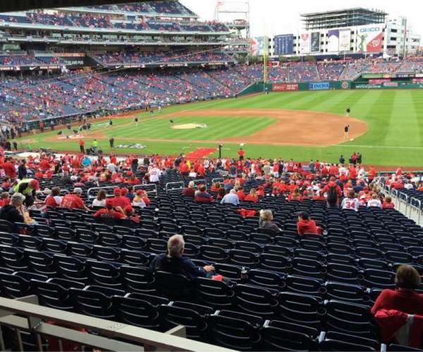 Nationals Park, section: 131, row: WW, seat: 3
