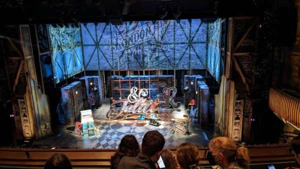 Stephen Sondheim Theatre, section: Mezzanine C, row: DD, seat: 105
