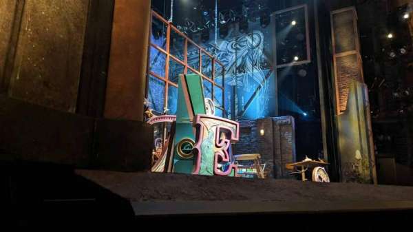 Stephen Sondheim Theatre, section: Orchestra L, row: A, seat: 9