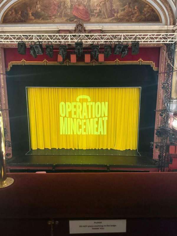 Alhambra Theatre, Bradford, section: Dress Circle, row: A, seat: 19
