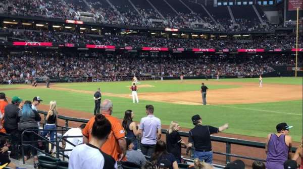 Chase Field, section: 113, row: 11, seat: 9